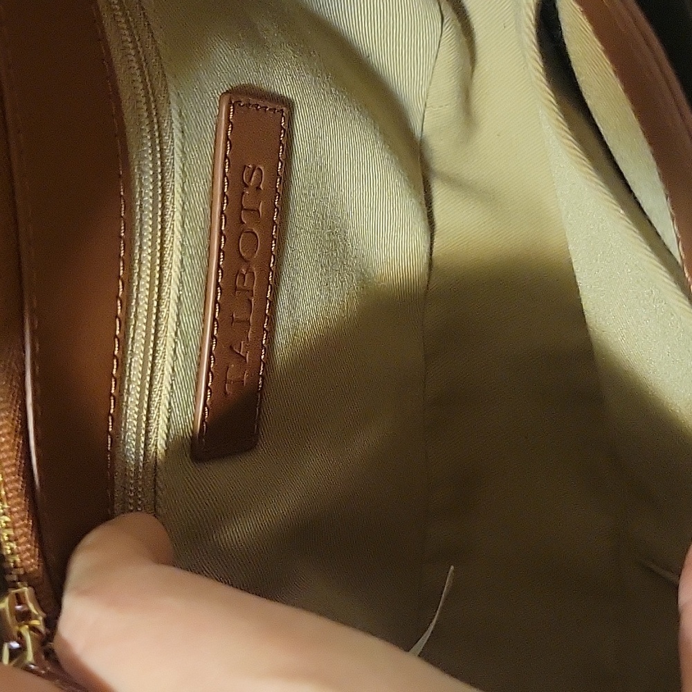 Talbots Saddle Purse - Picture 6 of 9